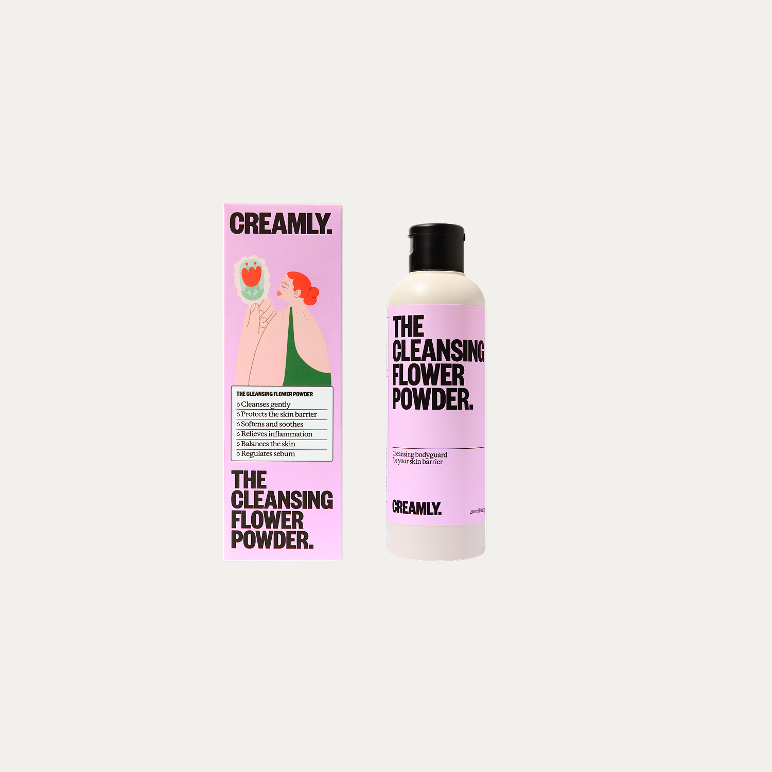 Цветочная пудра. Для умывания. 